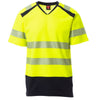 Giallo fluo/blu navy