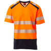 Arancione fluo/blu navy