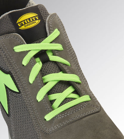 Diadora Glove MDS Text Low S1PS grigio carbone/verde fluo
