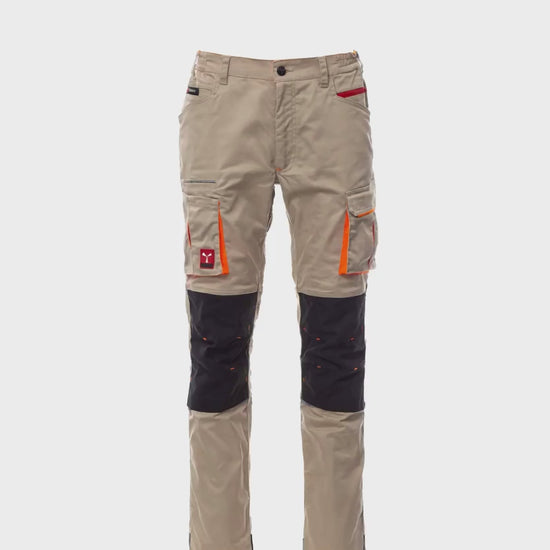 360 NEXT 400 kaki pantalone da lavoro vista a 360 gradi