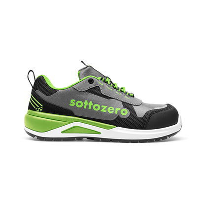 Sottozero Jet Verde scarpa antinfortunistica S1PS ESD vista laterale